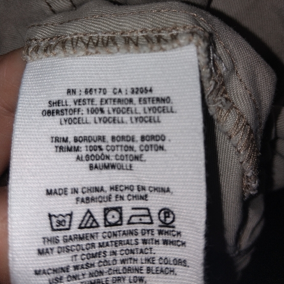 Anthropologie Manto Field Jacket, Khaki Lightweight, Drawstring Waist Size Small - Picture 6 of 9